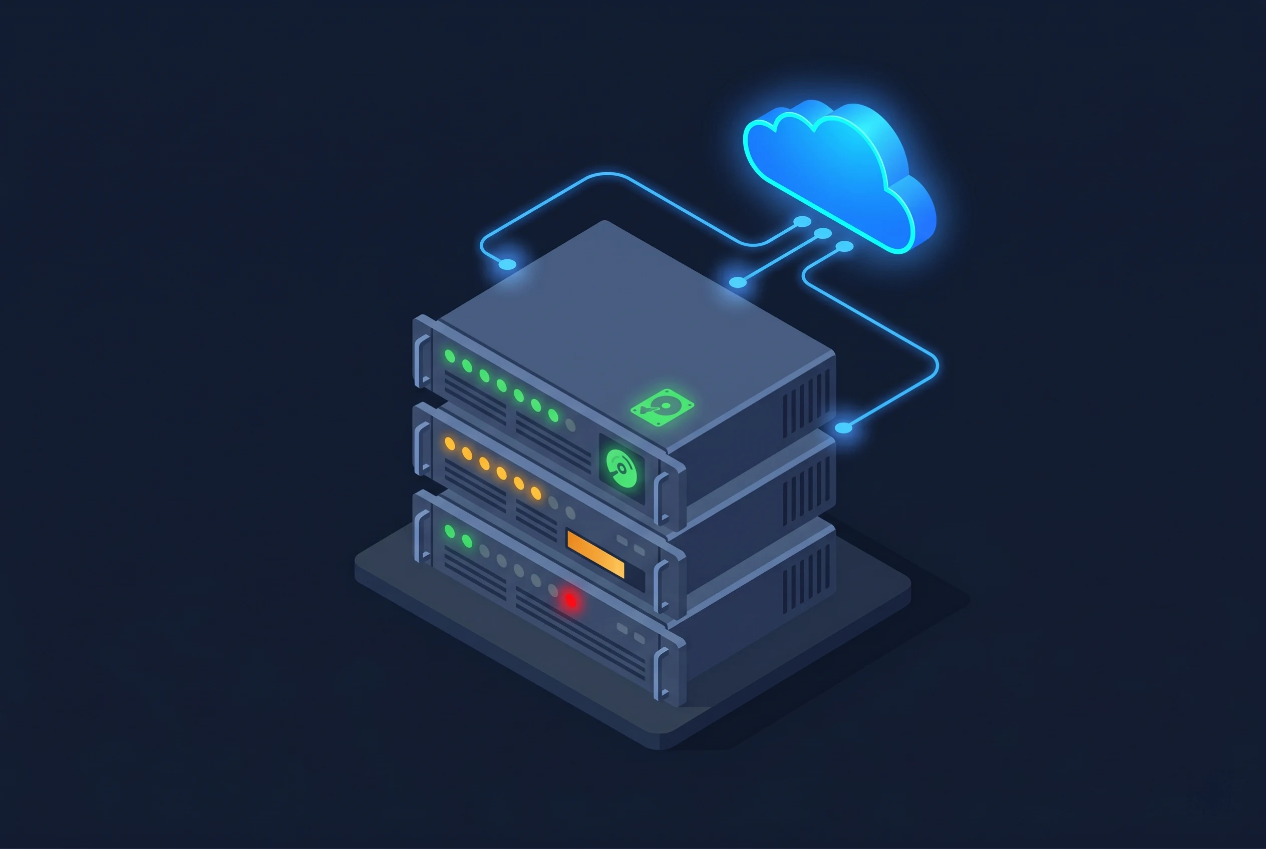 Tentovision centralized NVR status dashboard showing online offline status, storage capacity, recording state and SMART hard drive health indicators across sites
